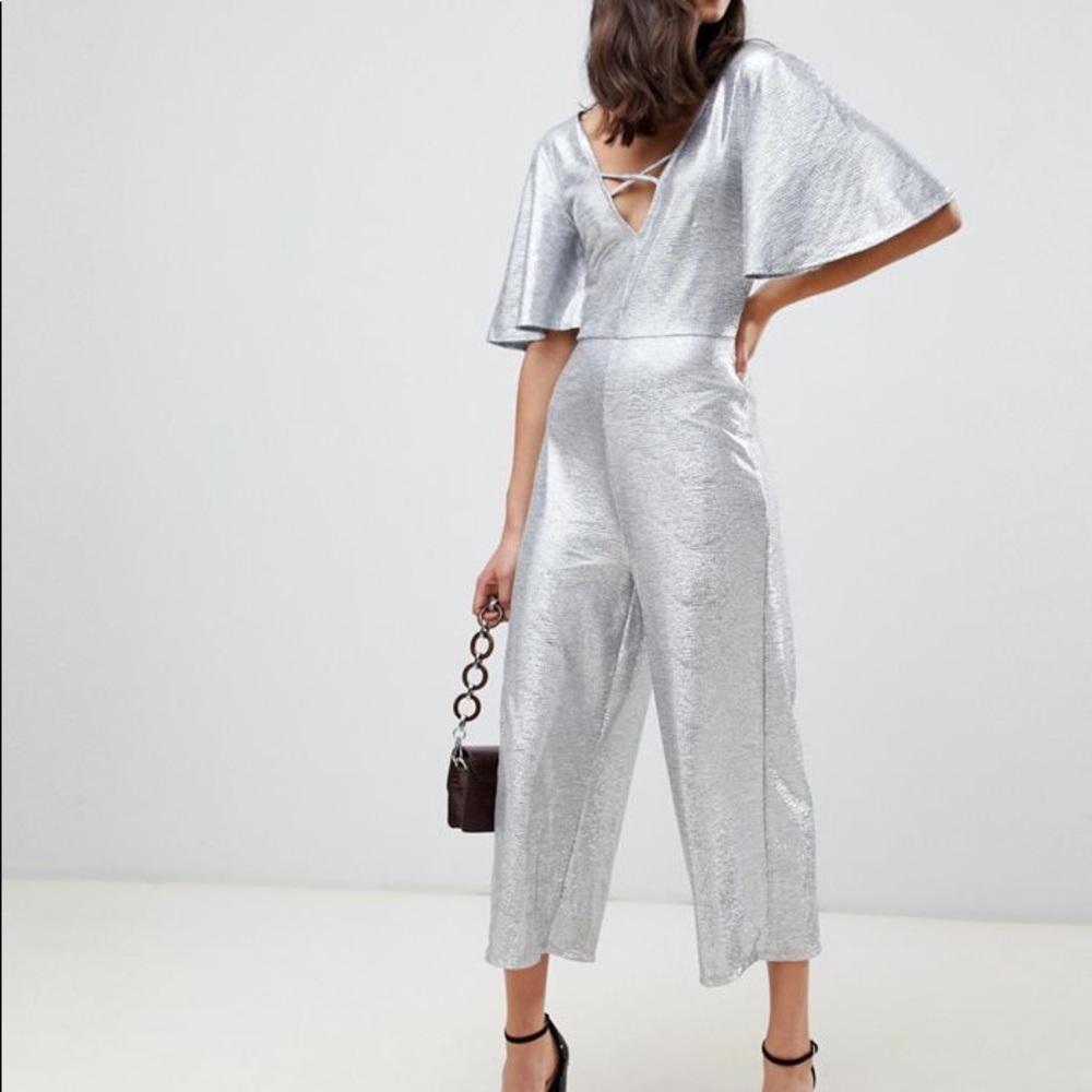 Silver Jumpsuit from ASOS